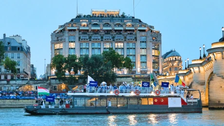 Croisière cérémonie d'ouverture des JO, du canal Saint-Martin à la Seine